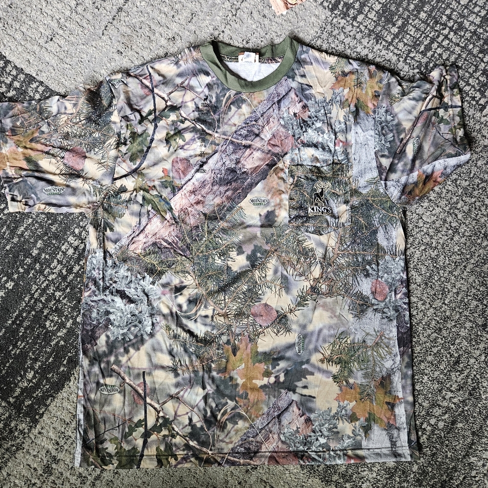 Mens 3X Hidden Mesa Desert Shadow Camo Short Sleeve Shirt Hunting Outdoor